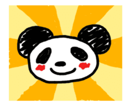Move! Panda sticker sticker #11847531