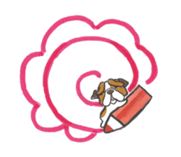 Catherine of the bulldog sticker #11847769