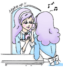 Pretty Mami of housewife sticker #11848579