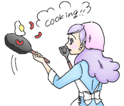 Pretty Mami of housewife sticker #11848586