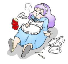 Pretty Mami of housewife sticker #11848589