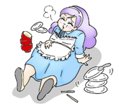 Pretty Mami of housewife sticker #11848589