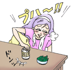 Pretty Mami of housewife sticker #11848592