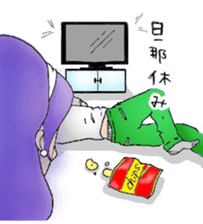 Pretty Mami of housewife sticker #11848594