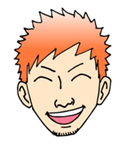 Move! A mustached person sticker #11848975