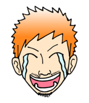 Move! A mustached person sticker #11848977