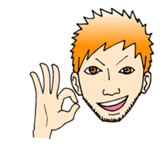 Move! A mustached person sticker #11848978