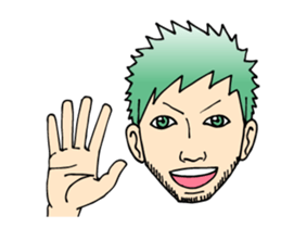 Move! A mustached person sticker #11848988