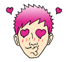 Move! A mustached person sticker #11848995