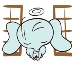 Angel of the Elephant sticker #11849079