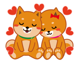 It moves! Shiba dog "MUSASHI" sticker #11849181