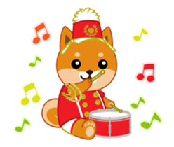 It moves! Shiba dog "MUSASHI" sticker #11849186