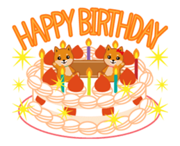 It moves! Shiba dog "MUSASHI" sticker #11849187