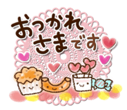 Adult women of cute Sticker sticker #11849675