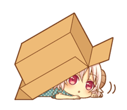 Fluffy sheep girl sticker #11850020