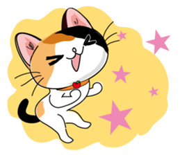 MI-KE cat Sticker sticker #11850137