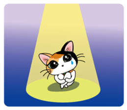 MI-KE cat Sticker sticker #11850138