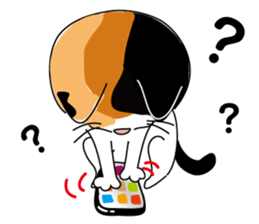 MI-KE cat Sticker sticker #11850139