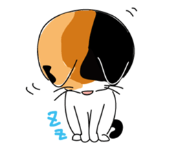 MI-KE cat Sticker sticker #11850141