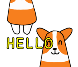 Life of Corgi Miluku sticker #11850230