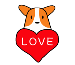 Life of Corgi Miluku sticker #11850231