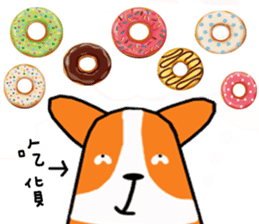 Life of Corgi Miluku sticker #11850240