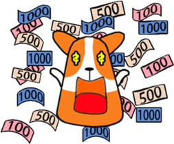 Life of Corgi Miluku sticker #11850250