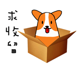 Life of Corgi Miluku sticker #11850252