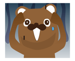 I think it's a bear. sticker #11850345