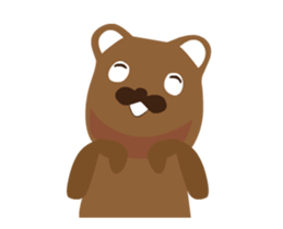 I think it's a bear. sticker #11850348