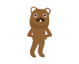 I think it's a bear. sticker #11850354