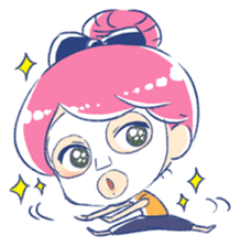 Good luck! Working women. mi-chan. sticker #11850600