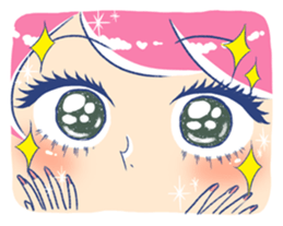 Good luck! Working women. mi-chan. sticker #11850601