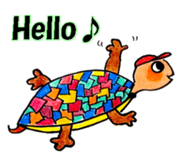 Fun turtles sticker #11851062
