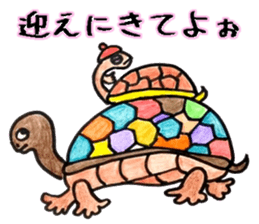 Fun turtles sticker #11851078