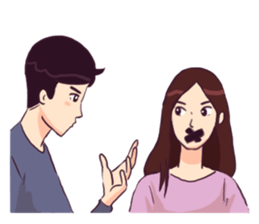 Couple Problems sticker #11851593