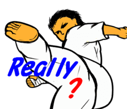 Karate-Man 2 sticker #11851686