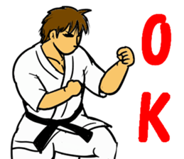 Karate-Man 2 sticker #11851687