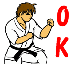 Karate-Man 2 sticker #11851687