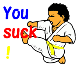 Karate-Man 2 sticker #11851692