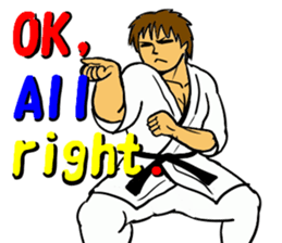 Karate-Man 2 sticker #11851695