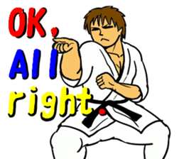 Karate-Man 2 sticker #11851695