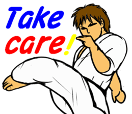 Karate-Man 2 sticker #11851698