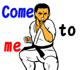 Karate-Man 2 sticker #11851699