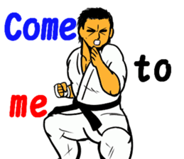 Karate-Man 2 sticker #11851699