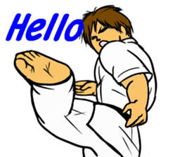 Karate-Man 2 sticker #11851718