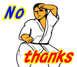 Karate-Man 2 sticker #11851719
