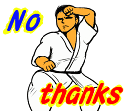 Karate-Man 2 sticker #11851719