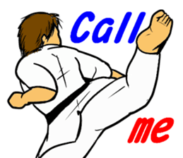 Karate-Man 2 sticker #11851721