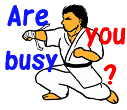 Karate-Man 2 sticker #11851723